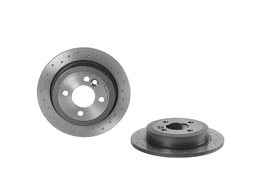 Brembo Brake Pads and Rotors Kit - Front and Rear (280mm/259mm) (Xtra) (Ceramic)